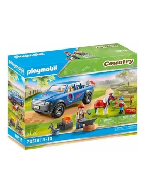 70518 Marechal-ferrant Et Véhicule, 'playmobil' Country - N/A