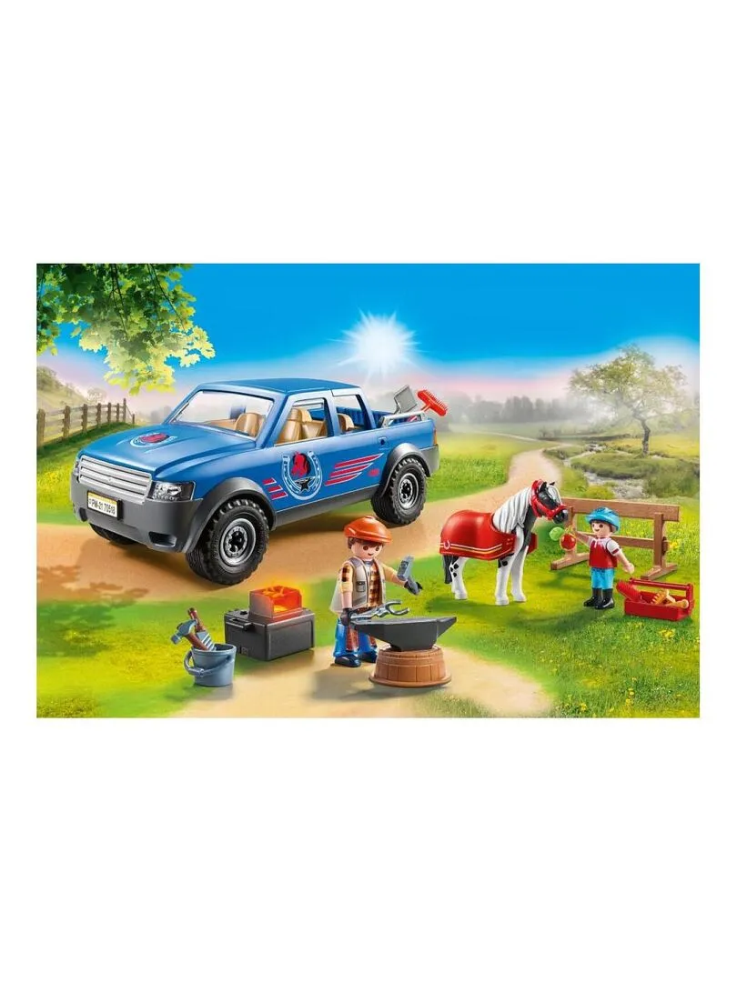 70518 Marechal-ferrant Et Véhicule, 'playmobil' Country - N/A