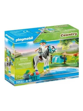 70522 'playmobil' Cavalière Avec Poney Gris - N/A