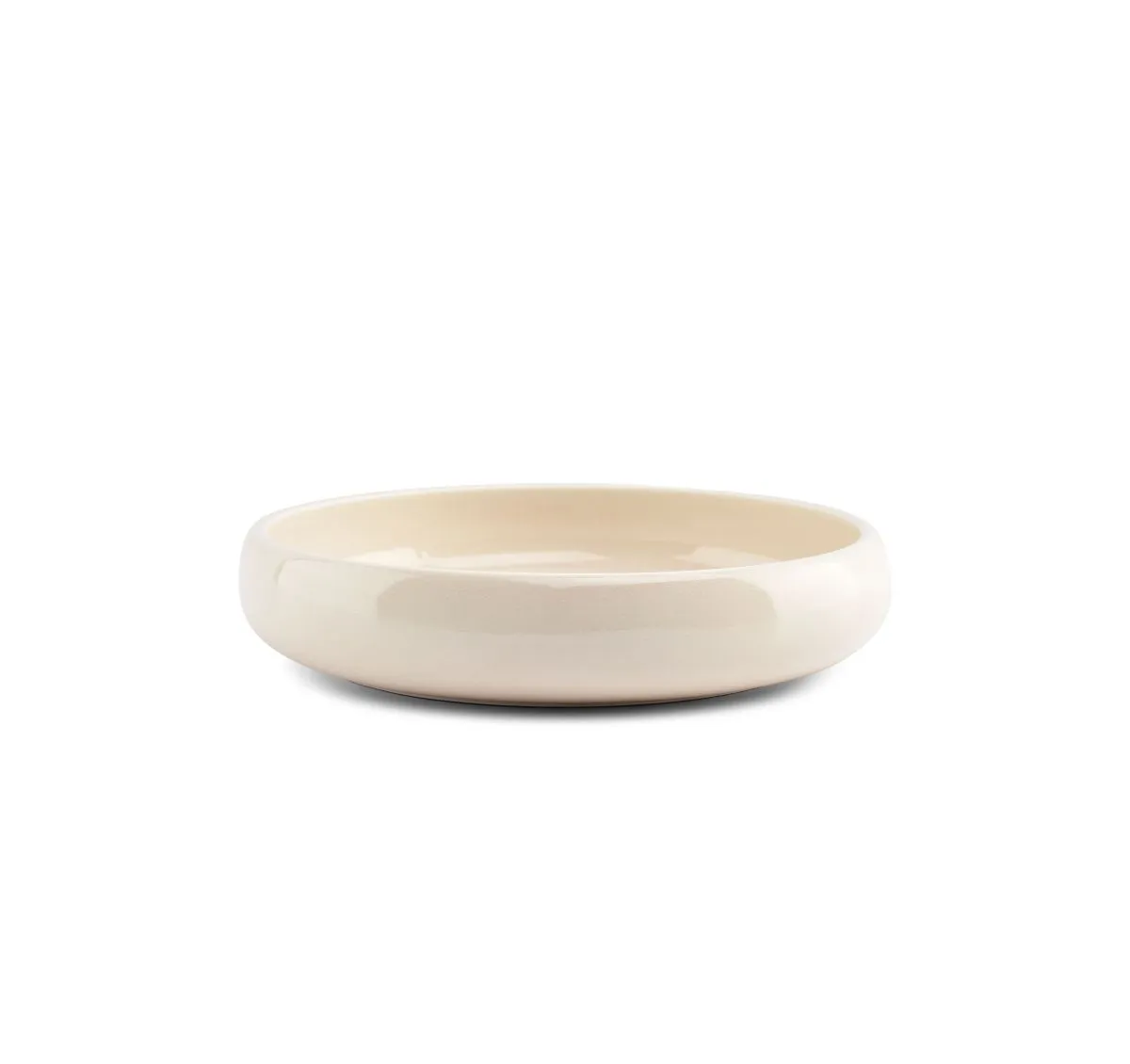 Assiette creuse CURVO VANILLE Ø230xh50mm 115cl Porcelaine Beige