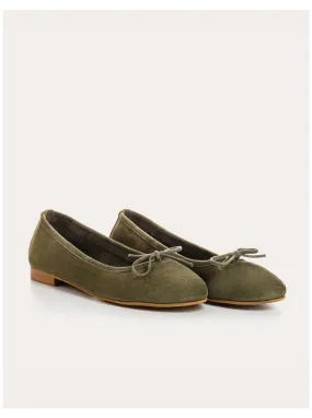 Ballerines Carmen velours Reqins