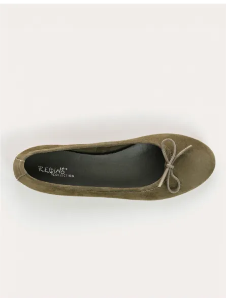 Ballerines Carmen velours Reqins