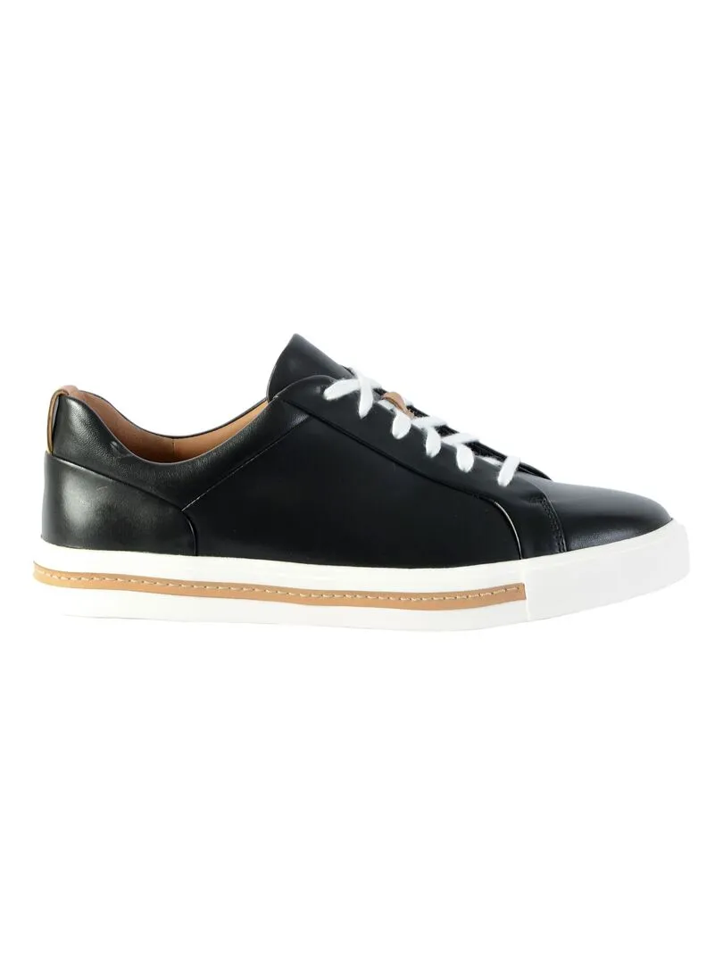 Basket Cuir Clarks Un Maui Lace - Noir