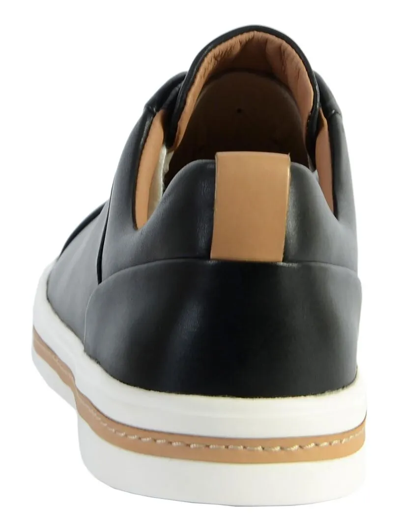 Basket Cuir Clarks Un Maui Lace - Noir