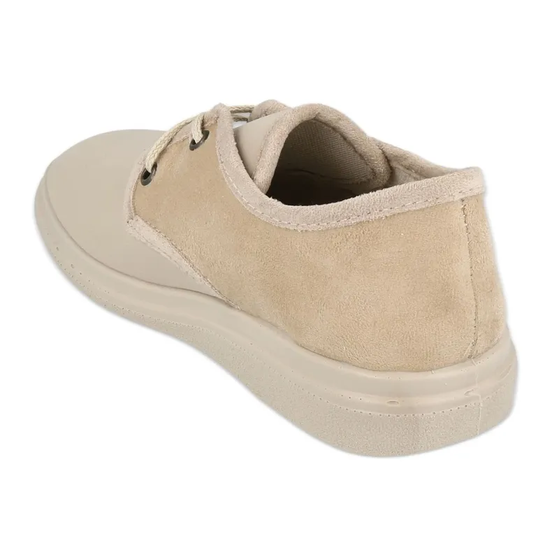 Befado chaussures pour hommes pu 990M002 beige