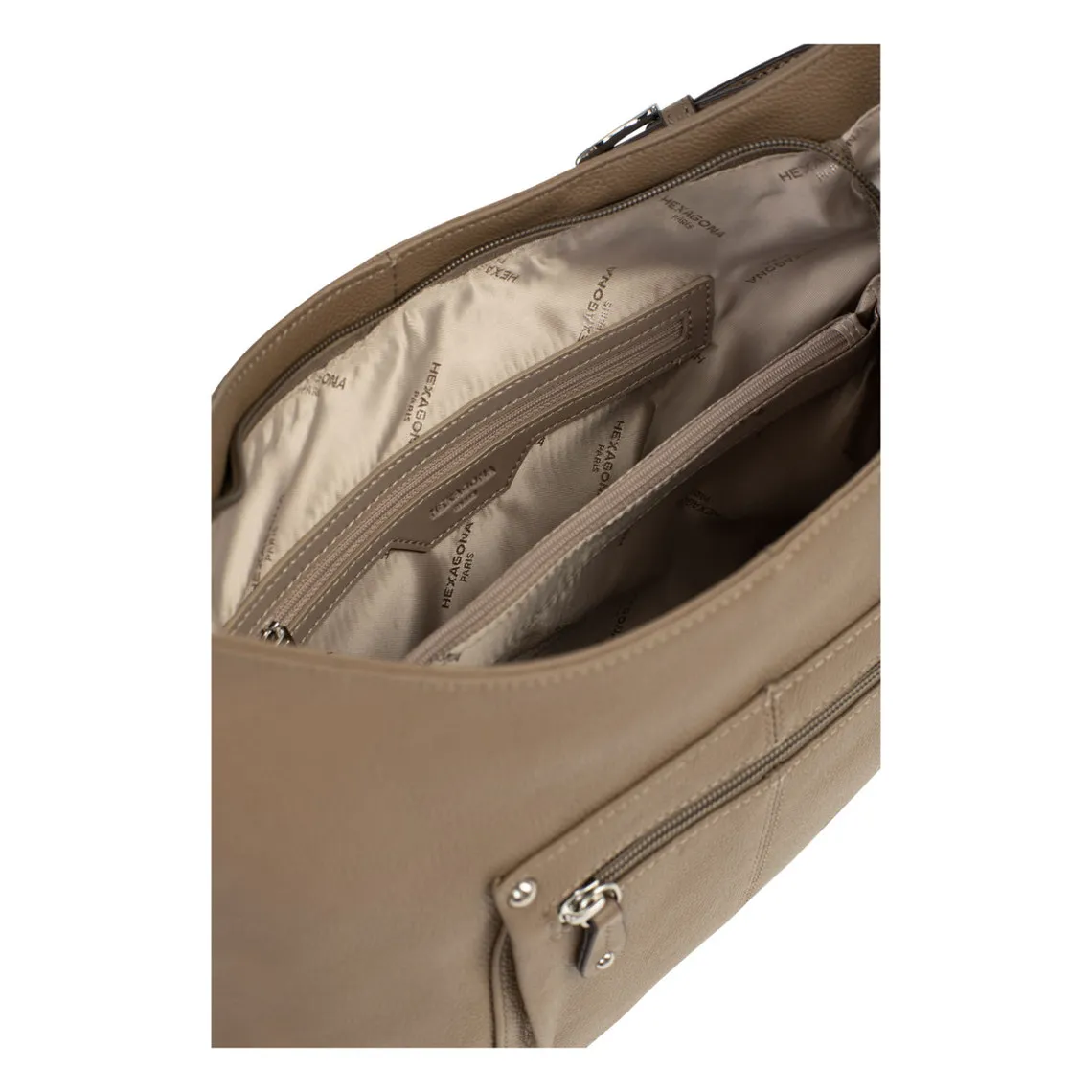 Besace Cuir CONFORT Écorce Opal | 3 Suisses