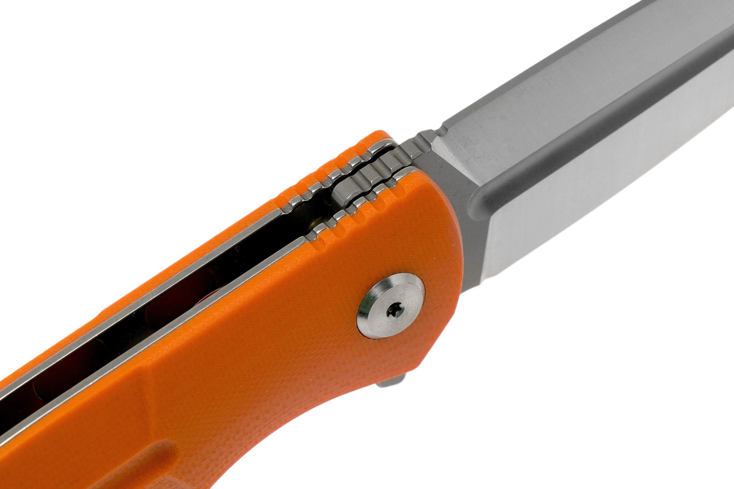 Bestech Fin BG34B-1 Satin, Orange G10 couteau de poche