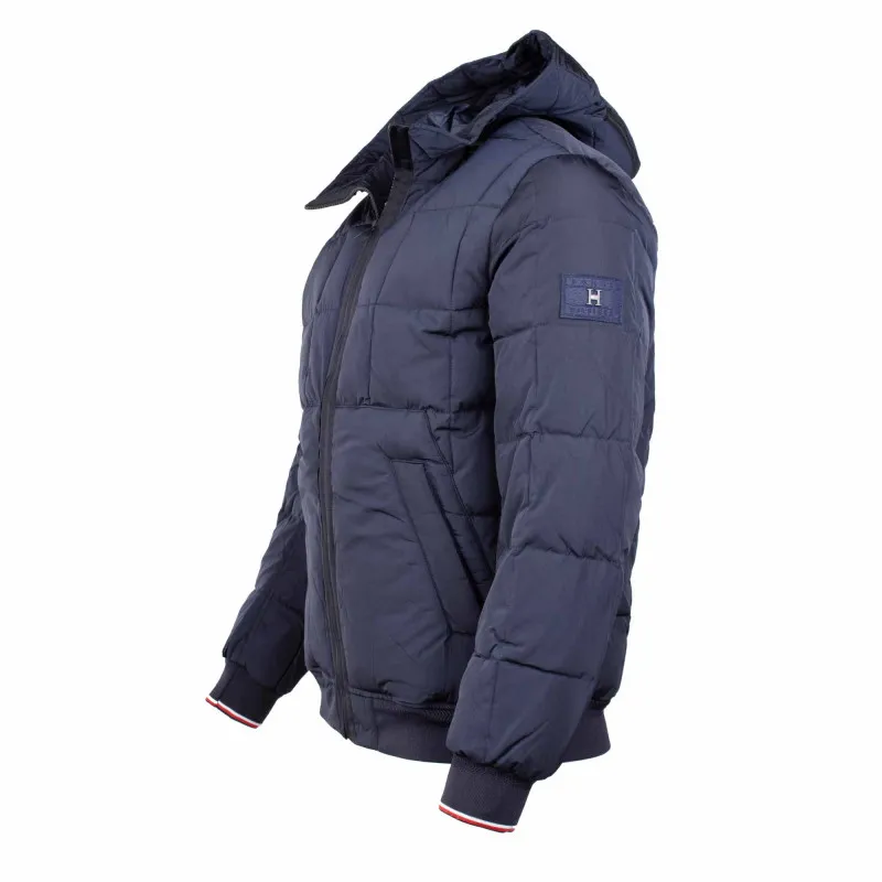 Blouson matelassé à capuche style bomber avec logo brodé Homme TOMMY 