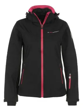 Blouson softshell femme AMALEAK - PEAK MOUNTAIN - Noir Rose