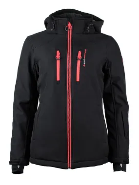 Blouson softshell femme ANADI - PEAK MOUNTAIN - Noir Noir