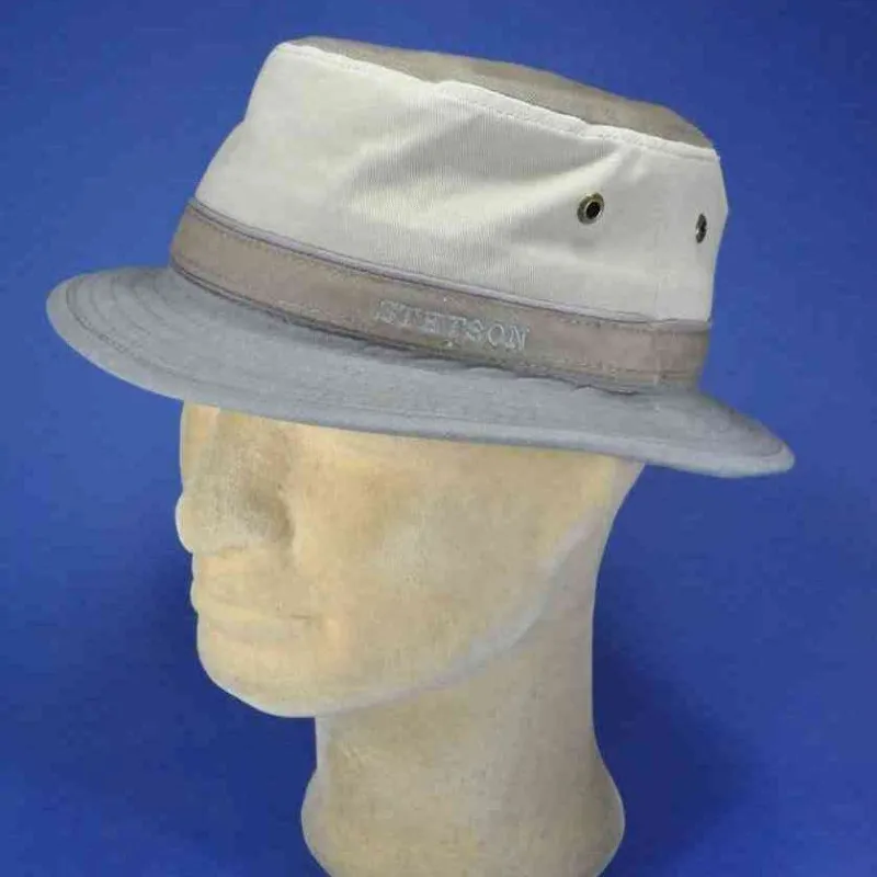 Bob en coton d'été Stetson - Chapeaux anti UV STETSON - Chapeau bob Stetson pas cher