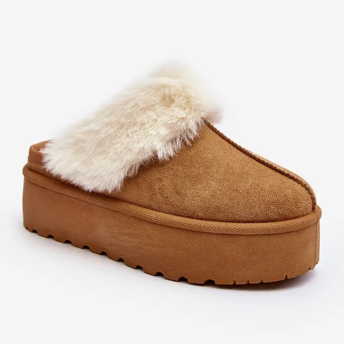 Bottes de neige Camel Starlyn pour femme à semelle épaisse brun