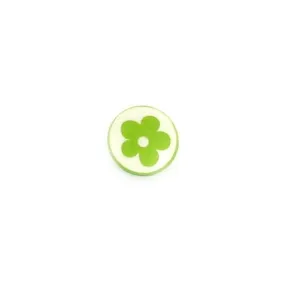 Bouton Polyester Alamandra vert clair