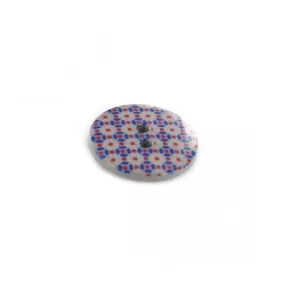 Bouton Polyester Mosaïc gris