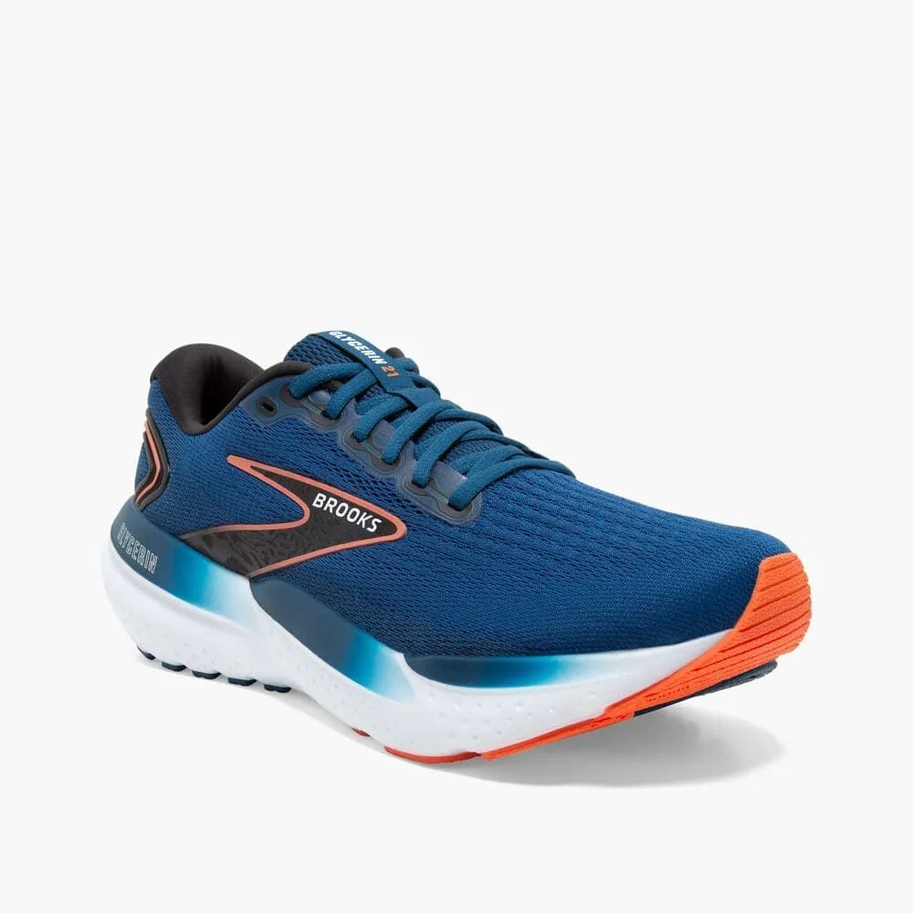 BROOKS Glycerin 21 Bleu Grand Largeur Homme