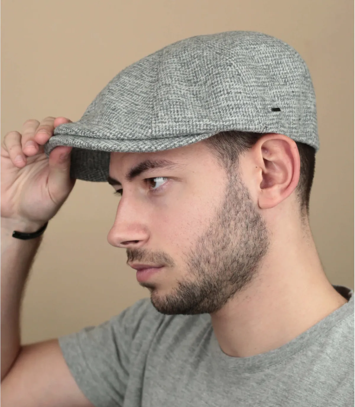 béret laine gris - Brune grey Bailey : Headict