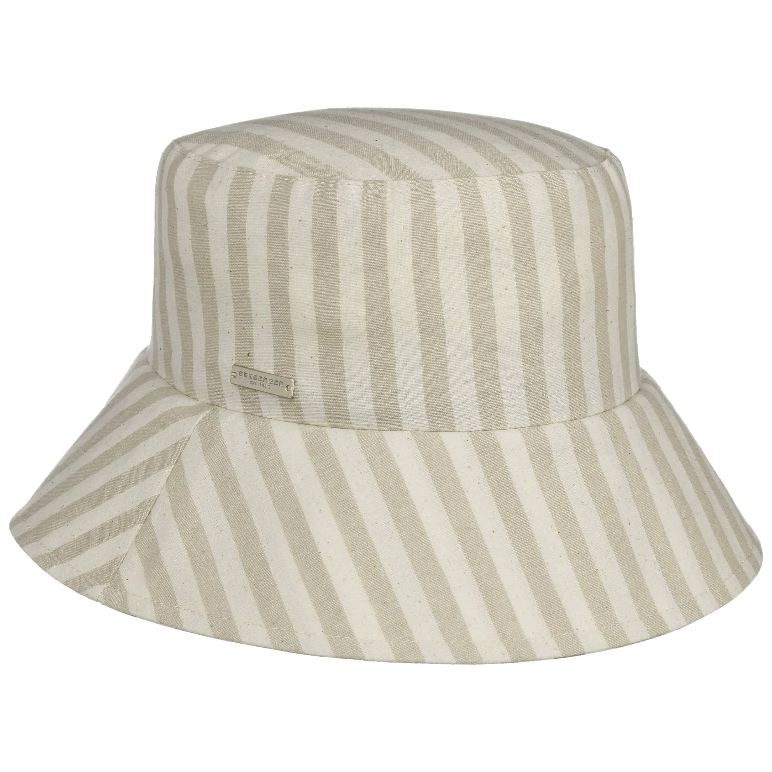 Chapeau en Coton Stripe Bucket by Seeberger --> Chapeaux, casquettes & bonnets en ligne ▷ Chapeaushop