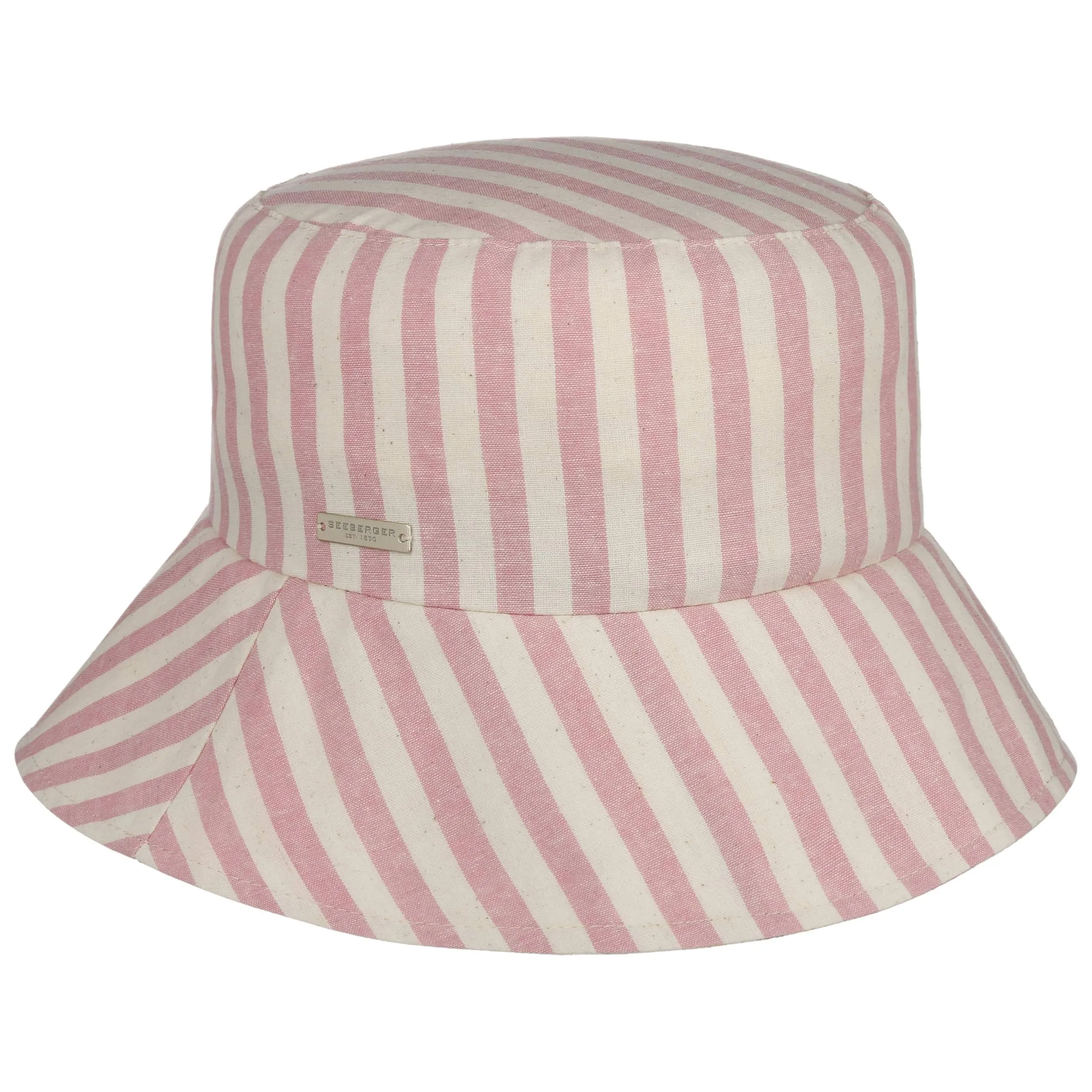 Chapeau en Coton Stripe Bucket by Seeberger --> Chapeaux, casquettes & bonnets en ligne ▷ Chapeaushop