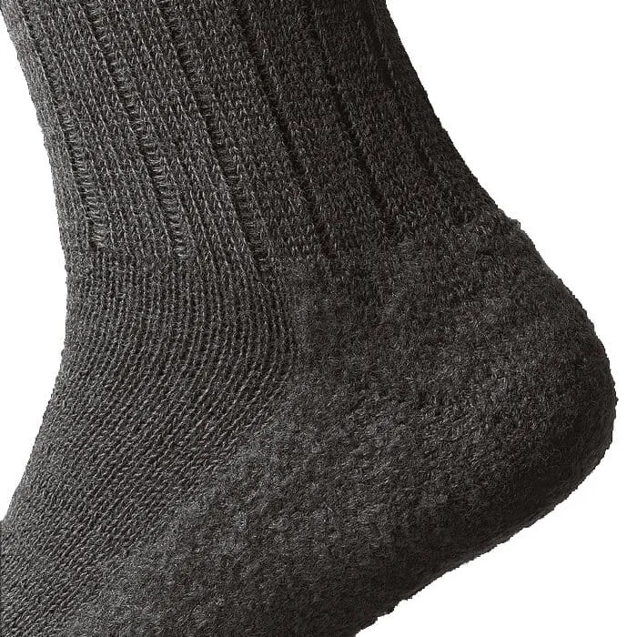 Chaussette en laine avec semelle en feutre laminé