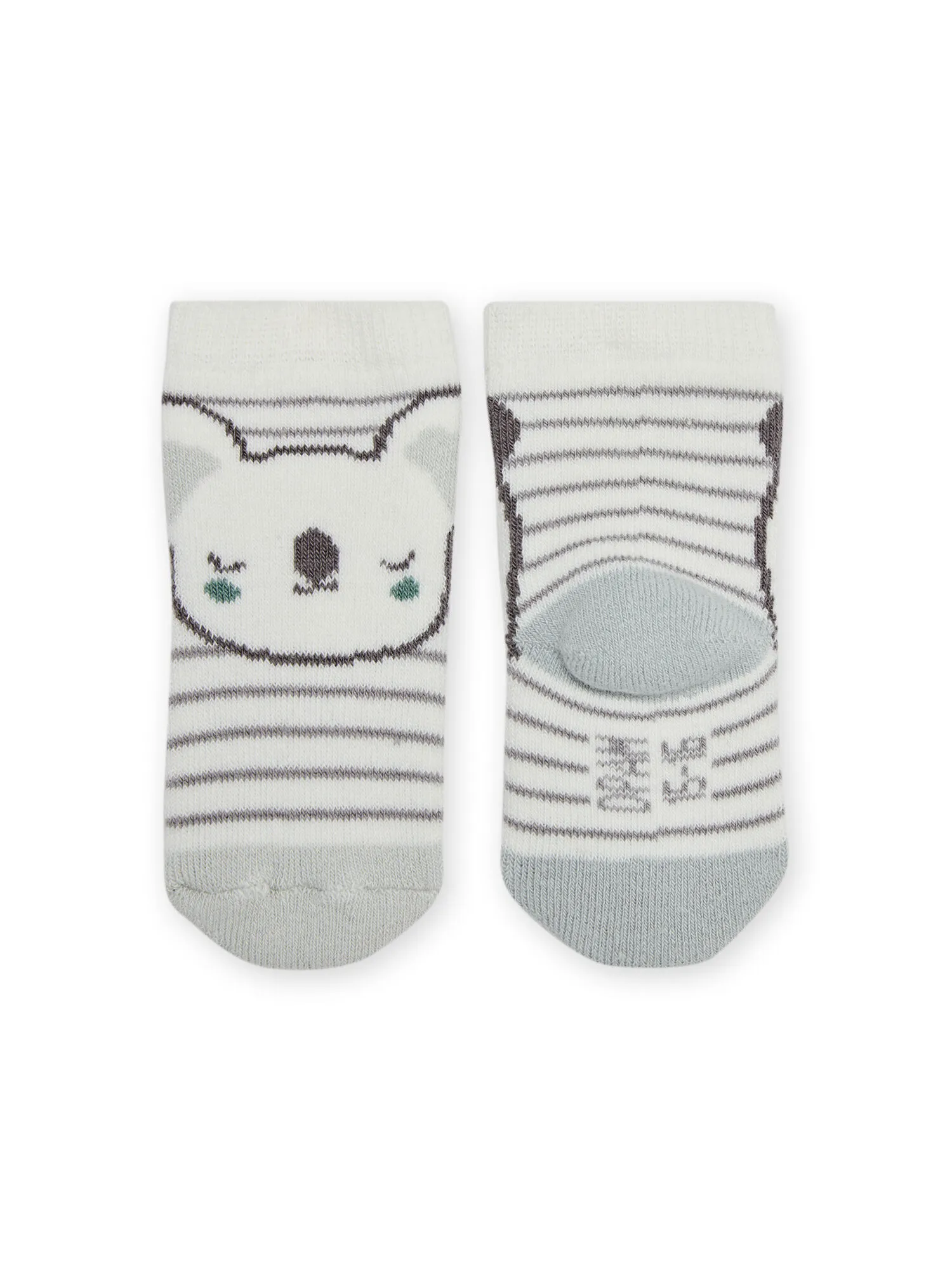 Chaussettes à rayures et motifs koalas