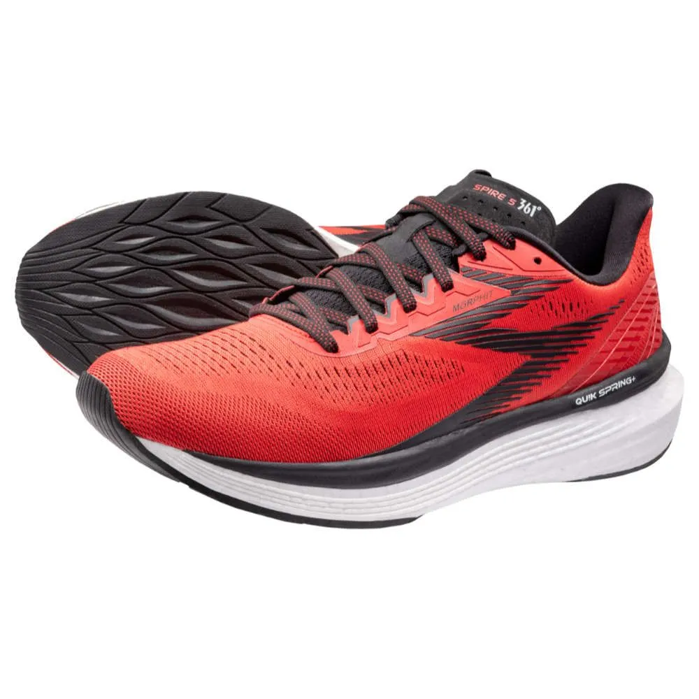 Chaussures running 361° Homme | 361 ° SPIRE 5 Homme Rouge et Noire pour Homme |Y2232-2709