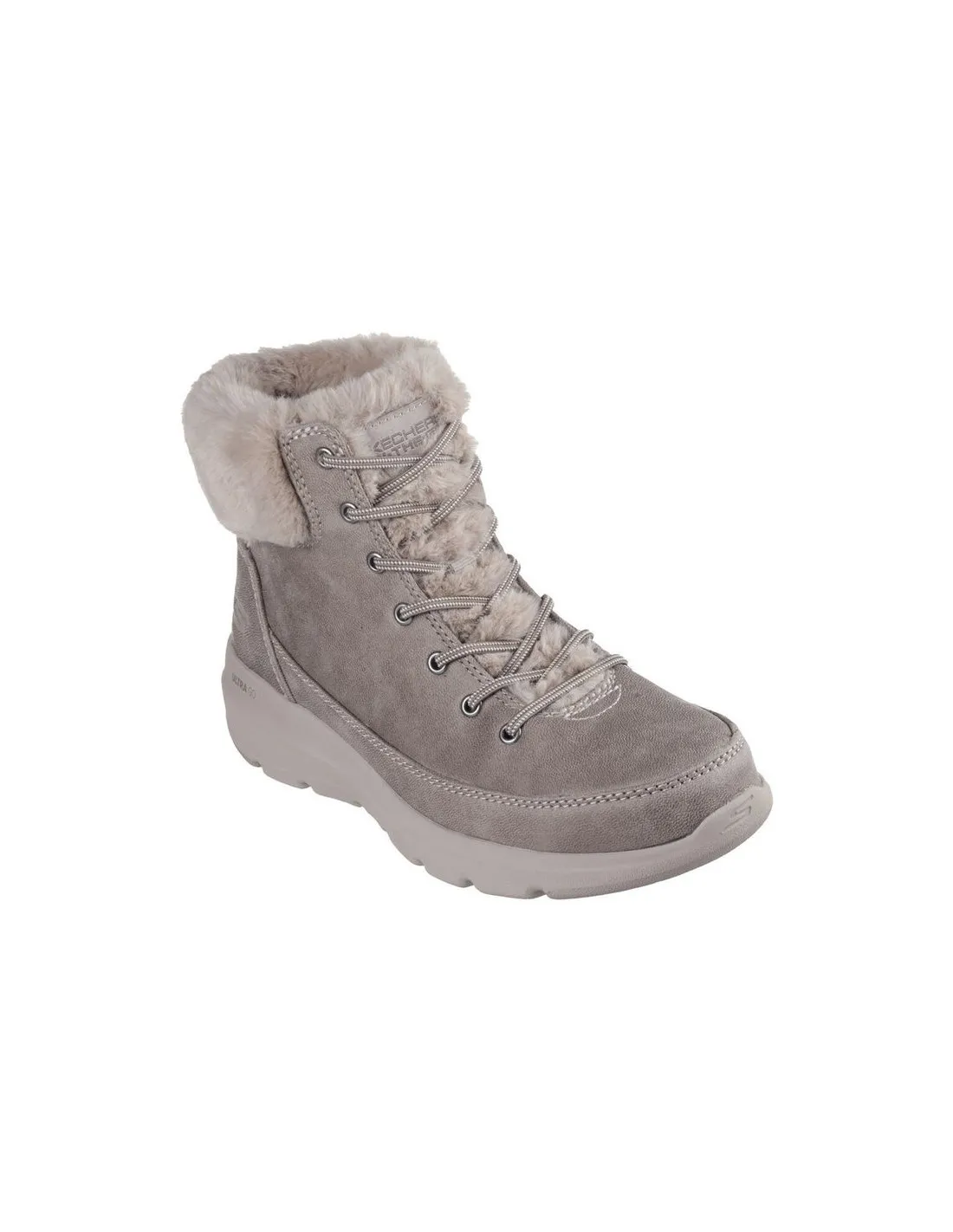 Chaussures Skechers Glacial Ultra Beige Femme