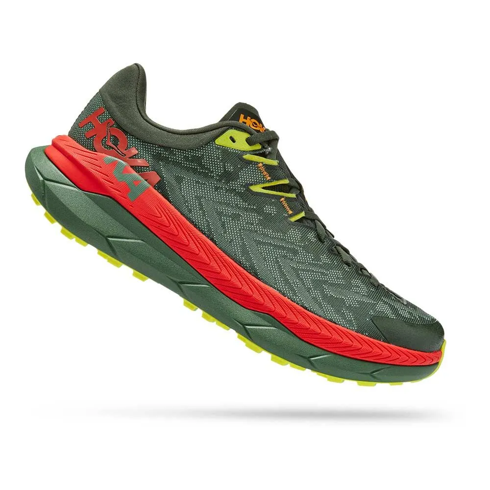 Chaussures trail running HOKA Homme | Hoka Tecton X Thyme/Fiesta pour homme | 1123161-TFST