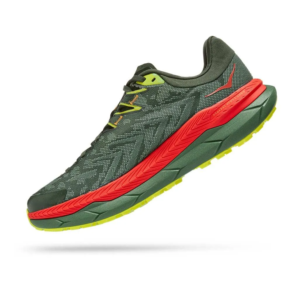 Chaussures trail running HOKA Homme | Hoka Tecton X Thyme/Fiesta pour homme | 1123161-TFST