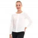Chemise Femme Manches Longues Riola Crème - BROOK TAVERNER