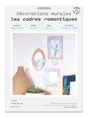 Coffret DIY papier - 3 Cadres - Style romantique - N/A