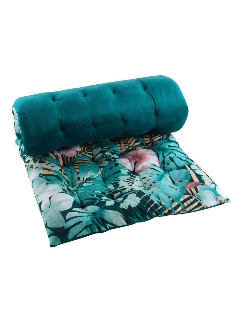 Coussin de sol ou Matelas de sol Collection Tropic Kelly - Bleu