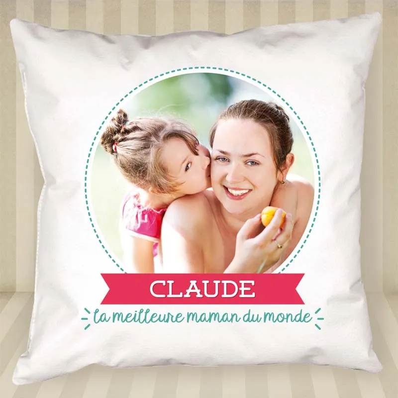 Coussin personnalisé pour maman