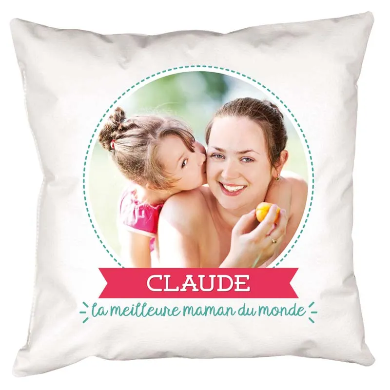 Coussin personnalisé pour maman