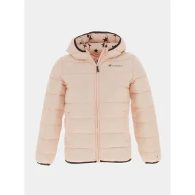 Doudoune à capuche rose fille - Champion | wimod