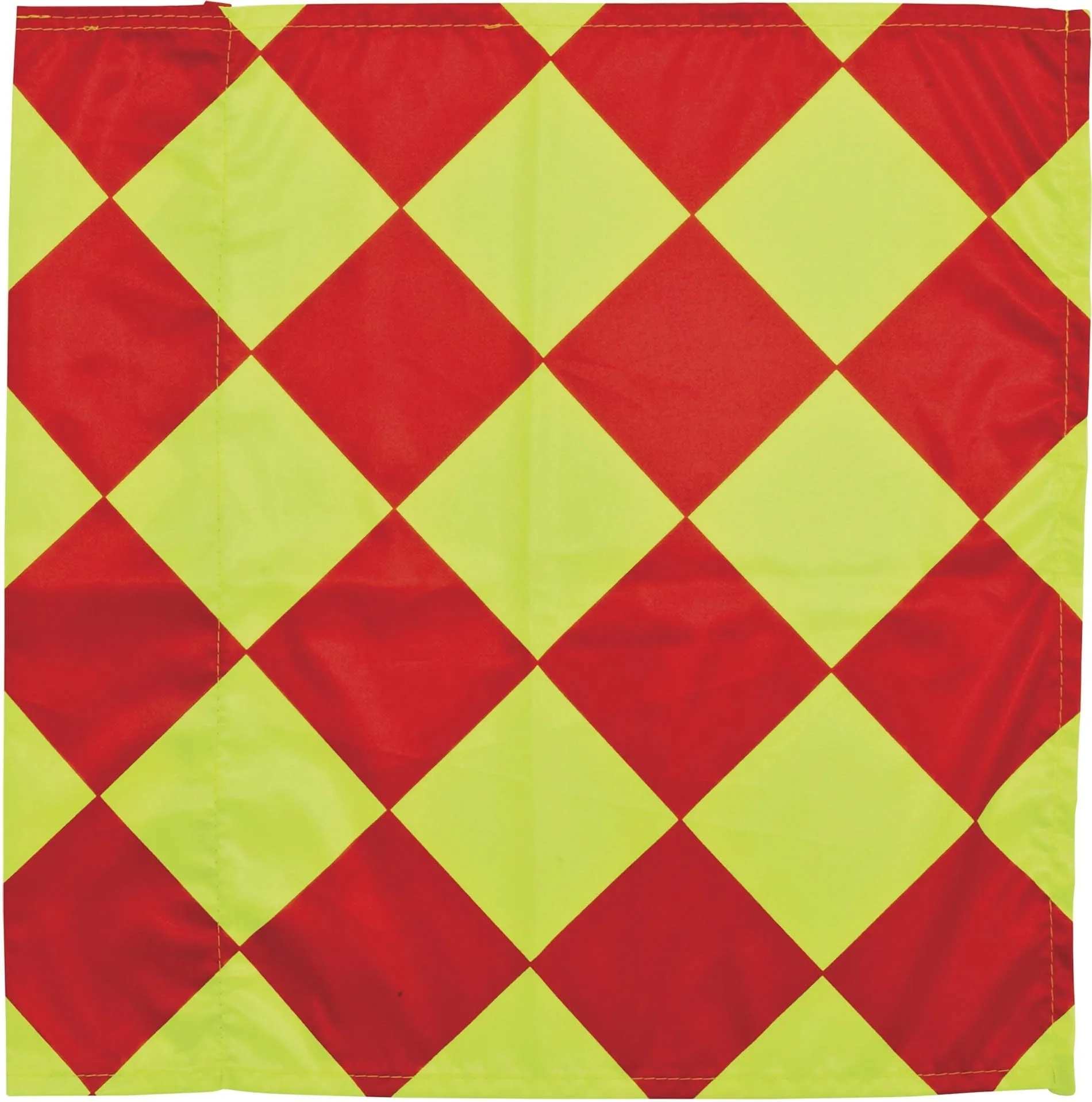 DRAPEAU DAMIER DE POTEAU DE COIN Yellow / Red