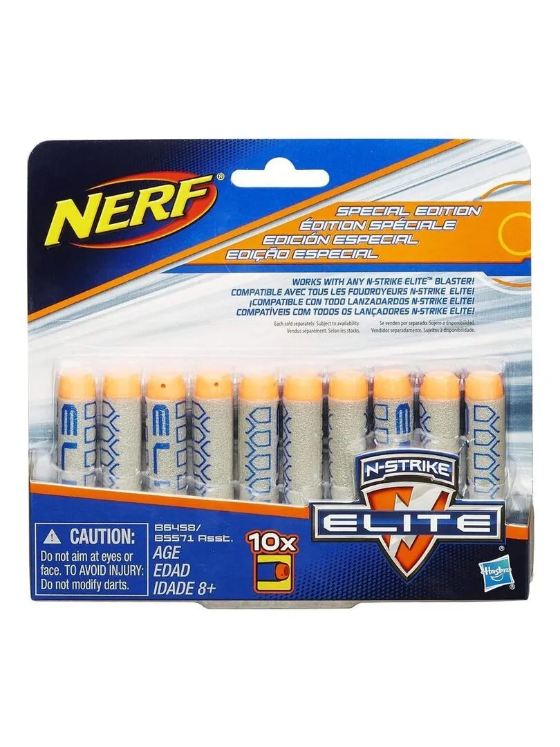 Ensemble de 10 flèches Nerf N-Strike Elite - N/A