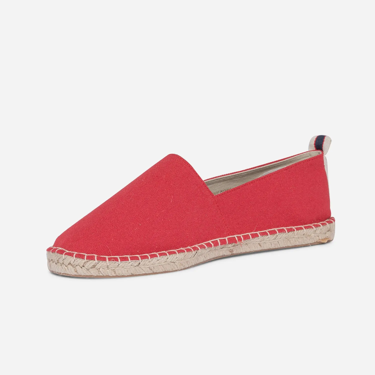 Espadrille rouge en toile - Eram Homme | ERAM