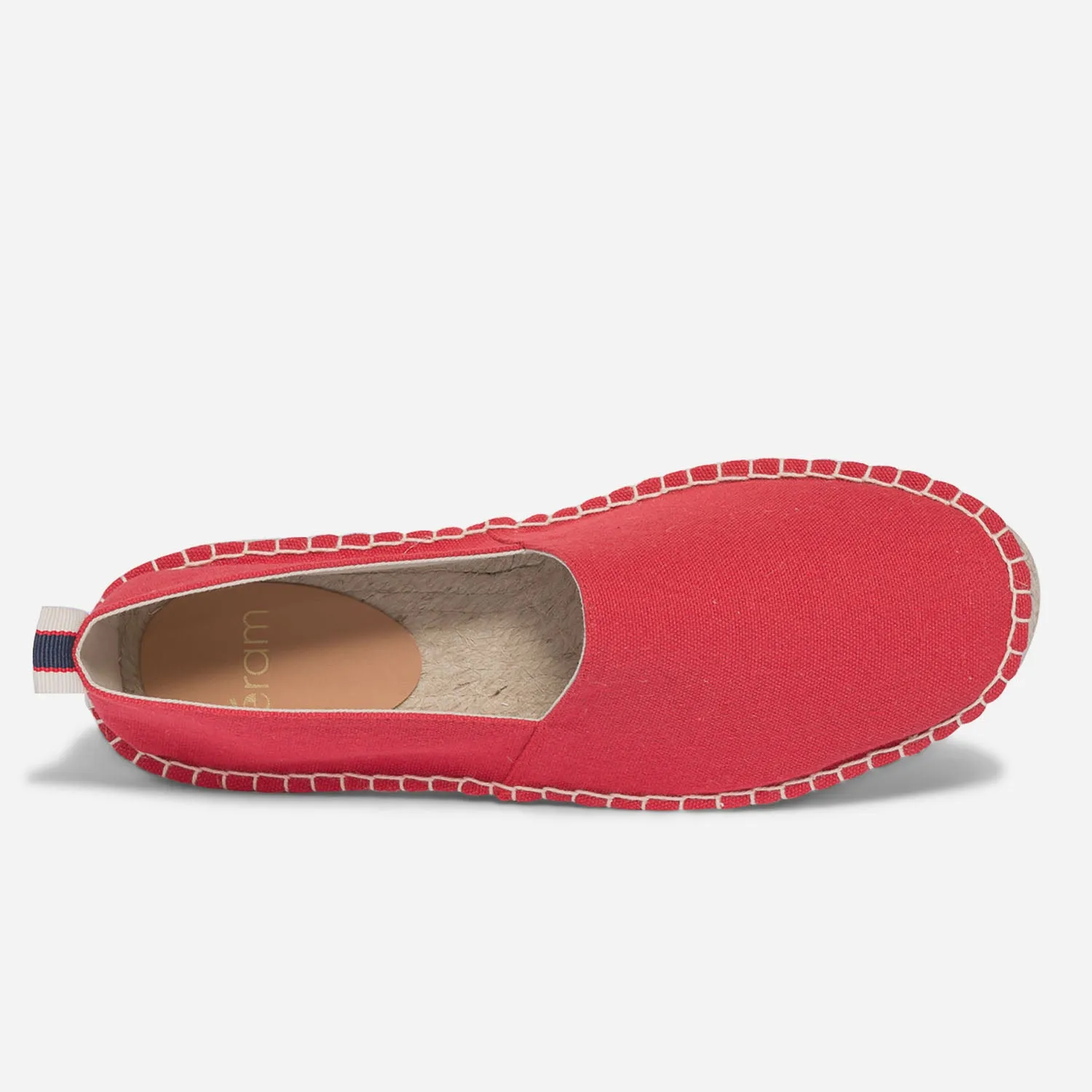 Espadrille rouge en toile - Eram Homme | ERAM