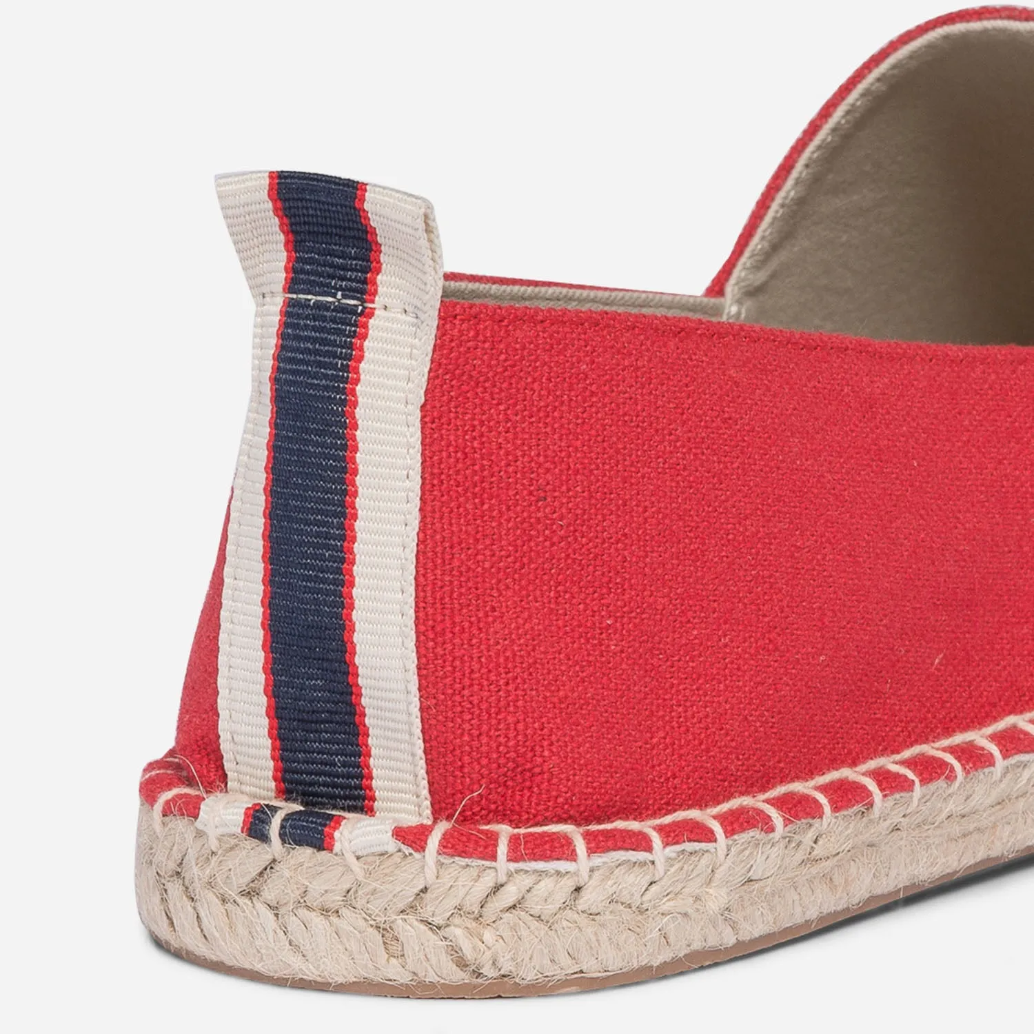 Espadrille rouge en toile - Eram Homme | ERAM