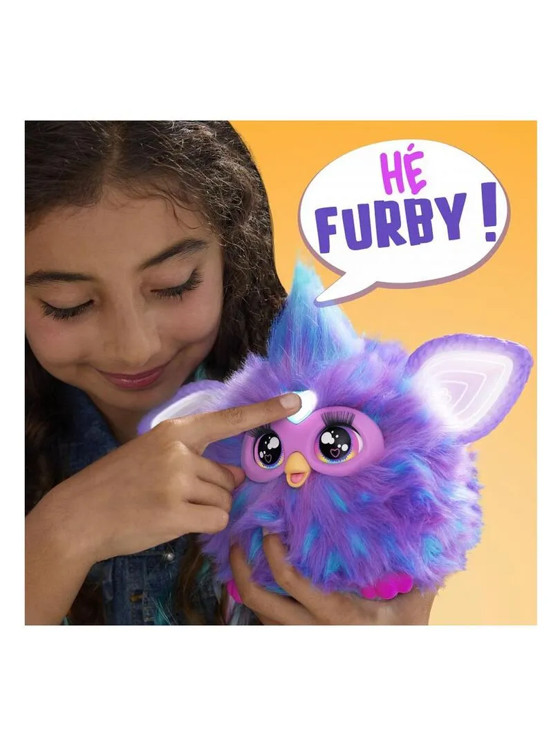 Furby violet peluche interactive - Multicolore