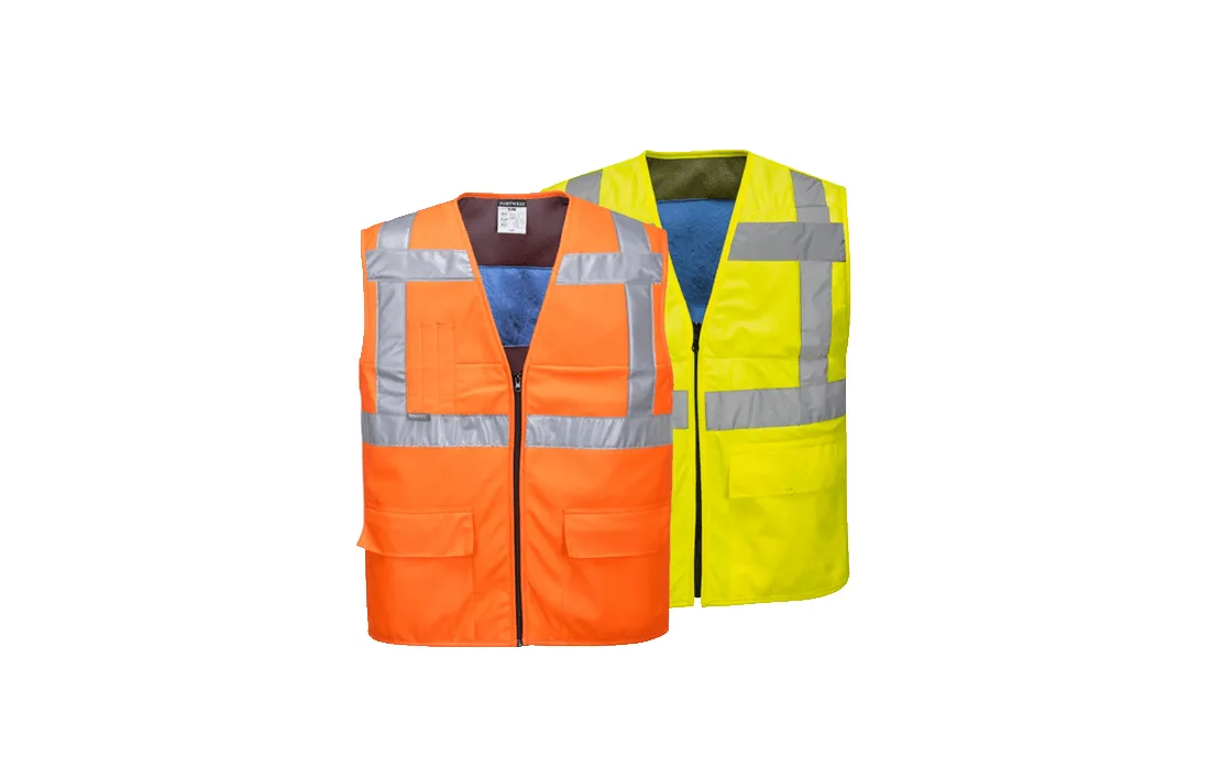 Gilet rafraîchissant haute visibilité
