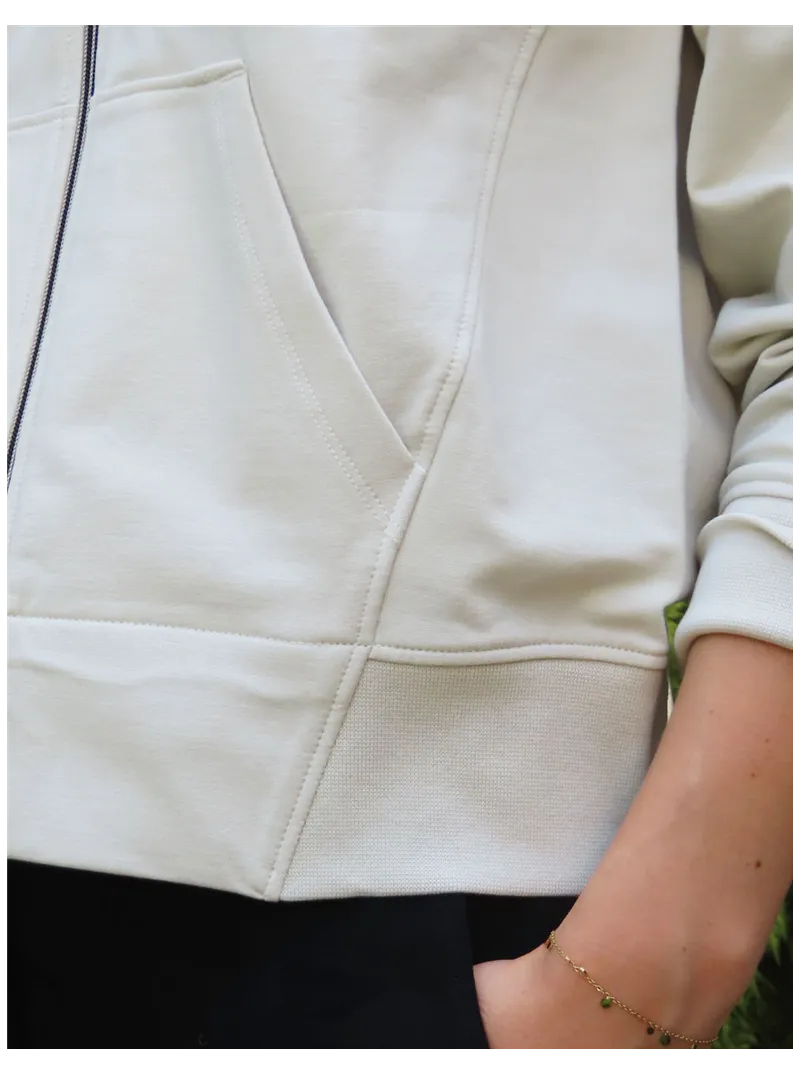 Gilet zippé à capuche Aeronautica Militare