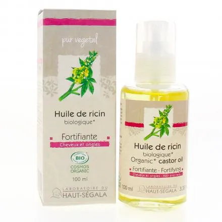 HAUT-SEGALA Huile végétale de ricin bio 100ml