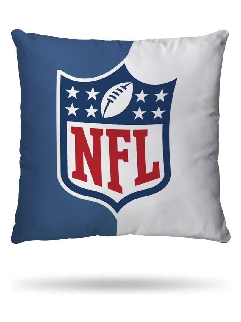 Housse de couette NFL Logo 140x200 cm et taie d'oreiller - 100% Coton - Bleu