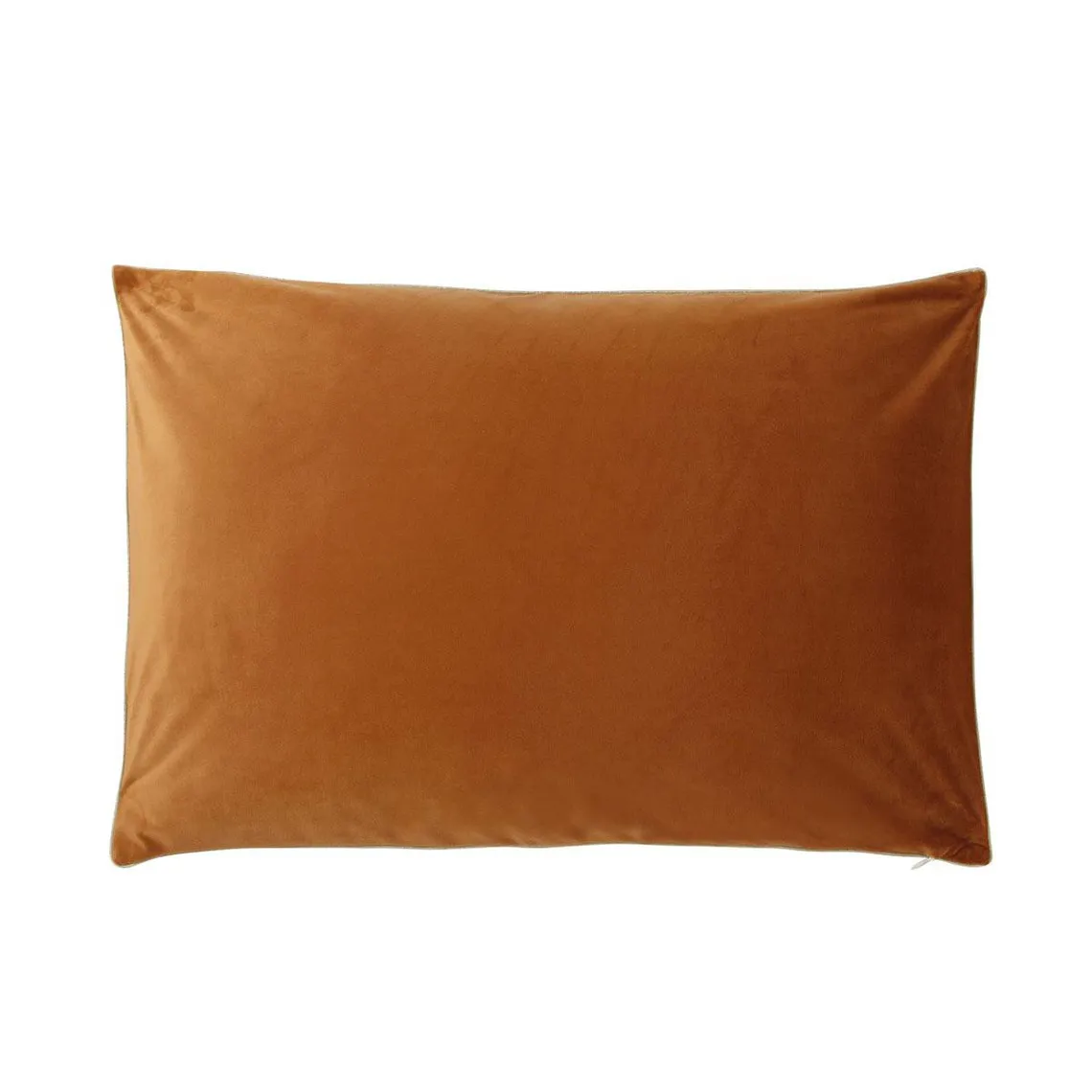 Housse De Coussin Unie En Velours, Gatsby Marron Fauve | 3 Suisses