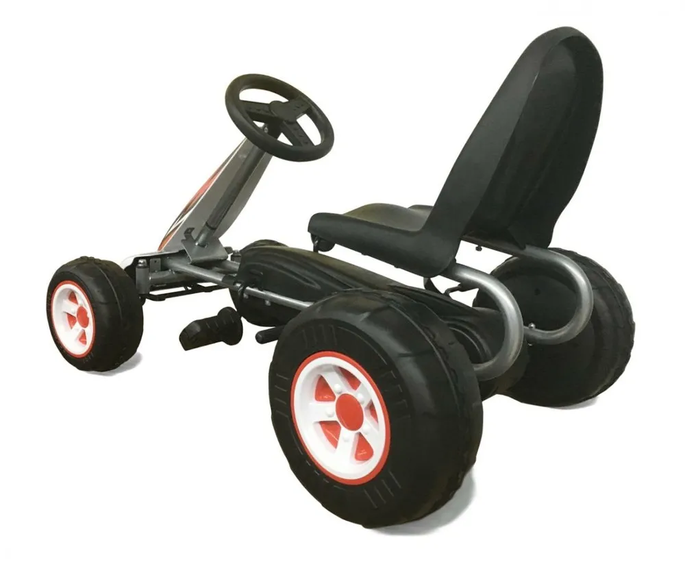 Kart à pédales viper blanc