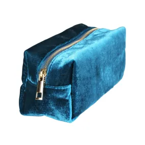 Klevering - Trousse de toilette velours bleu