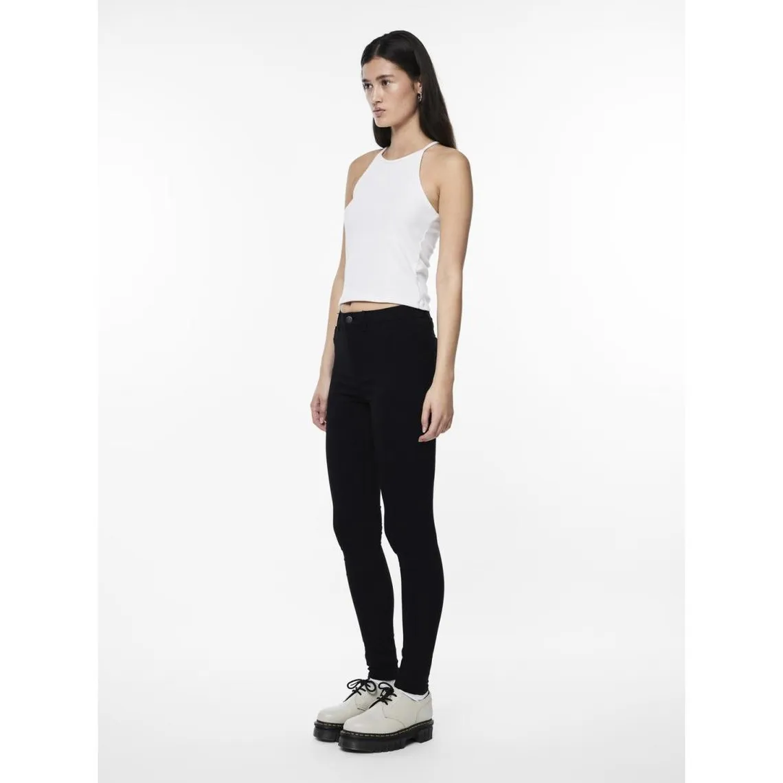 Legging skinny fit noir en viscose Nell | 3 Suisses