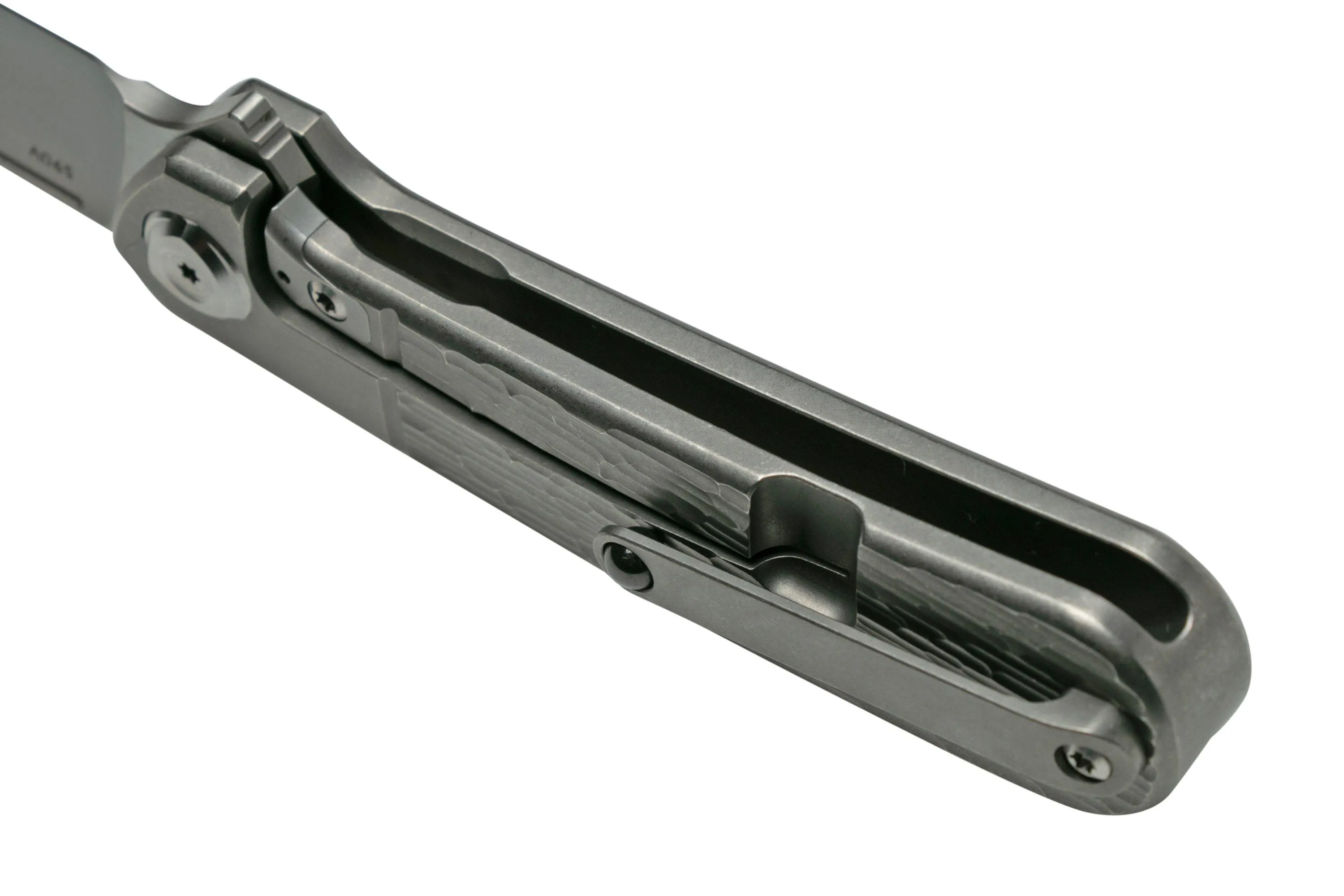 Liong Mah L1 Textured Titanium, L1-TT couteau de poche