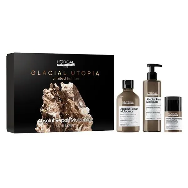 L'Oréal Professionnel Serie Expert Coffret Trio Absolut Repair Molecular Cheveux Abîmés